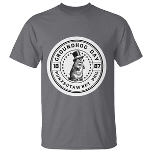 Punxsutawney Phil Groundhog Day T Shirt Funny Woodchuck Day 1887 TS11 Charcoal Print Your Wear
