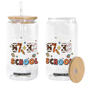 I Survived 67 33 Days Of School Glass Can Funny 100th Days of School 67 Sport Lover TS11 Print Your Wear