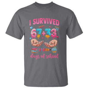 I Survived 67 33 Days Of School T Shirt Funny 100 Days of School 67 Ice Cream Drip TS11 Charcoal Print Your Wear