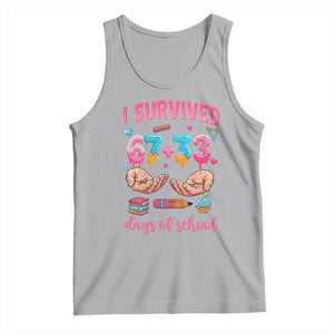 I Survived 67 33 Days Of School Tank Top Funny 100 Days of School 67 Ice Cream Drip TS11 Athletic Heather Print Your Wear