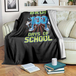 Bruh I Survived 67 33 Days Of School Throw Blanket Funny 100th Days of School 67 Game Meme TS11 Print Your Wear