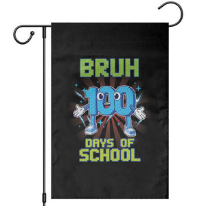 Bruh I Survived 67 33 Days Of School Garden Flag Funny 100th Days of School 67 Game Meme TS11 Black Print Your Wear
