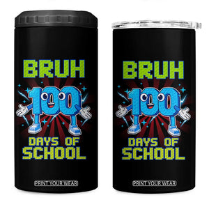 Bruh I Survived 67 33 Days Of School 4 in 1 Can Cooler Tumbler Funny 100th Days of School 67 Game Meme TS11 One Size: 16 oz Black Print Your Wear