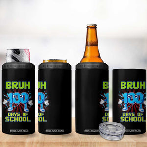 Bruh I Survived 67 33 Days Of School 4 in 1 Can Cooler Tumbler Funny 100th Days of School 67 Game Meme TS11 Print Your Wear