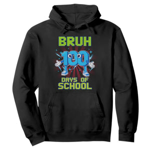 Bruh I Survived 67 33 Days Of School Hoodie Funny 100th Days of School 67 Game Meme TS11 Black Print Your Wear