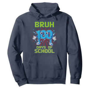 Bruh I Survived 67 33 Days Of School Hoodie Funny 100th Days of School 67 Game Meme TS11 Navy Print Your Wear
