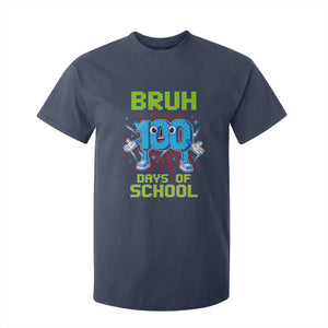Bruh I Survived 67 33 Days Of School T Shirt For Kid Funny 100th Days of School 67 Game Meme TS11 Navy Print Your Wear