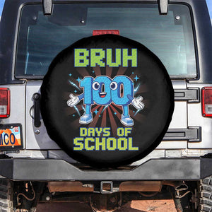 Bruh I Survived 67 33 Days Of School Spare Tire Cover Funny 100th Days of School 67 Game Meme TS11 No hole Black Print Your Wear