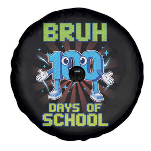 Bruh I Survived 67 33 Days Of School Spare Tire Cover Funny 100th Days of School 67 Game Meme TS11 Print Your Wear