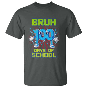 Bruh I Survived 67 33 Days Of School T Shirt Funny 100th Days of School 67 Game Meme TS11 Dark Heather Print Your Wear