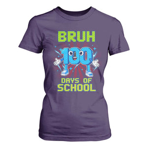 Bruh I Survived 67 33 Days Of School T Shirt For Women Funny 100th Days of School 67 Game Meme TS11 Purple Print Your Wear
