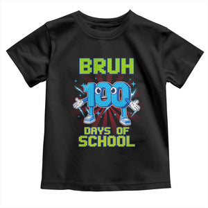 Bruh I Survived 67 33 Days Of School Toddler T Shirt Funny 100th Days of School 67 Game Meme TS11 Black Print Your Wear