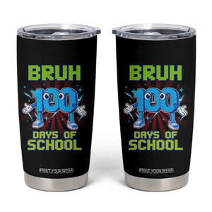 Bruh I Survived 67 33 Days Of School Tumbler Cup Funny 100th Days of School 67 Game Meme TS11 Black Print Your Wear