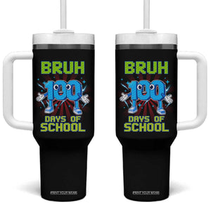 Bruh I Survived 67 33 Days Of School Tumbler With Handle Funny 100th Days of School 67 Game Meme TS11 One Size: 40 oz Black Print Your Wear