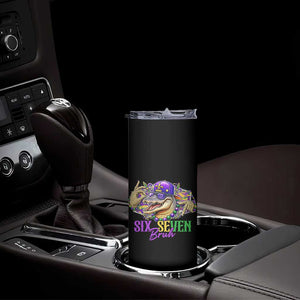 Funny Mardi Gras Six Seven Bruh Skinny Tumbler 67 Meme Mardigator Alligator TS11 Print Your Wear
