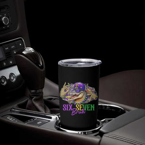 Funny Mardi Gras Six Seven Bruh Tumbler Cup 67 Meme Mardigator Alligator TS11 Print Your Wear