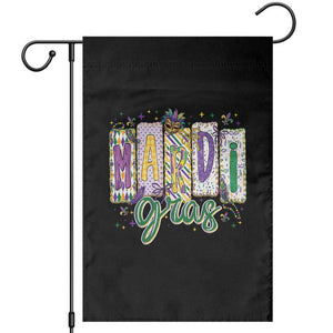 Mardi Gras Garden Flag New Orleans Carnival Girly Fat Tuesday TS11 Black Print Your Wear