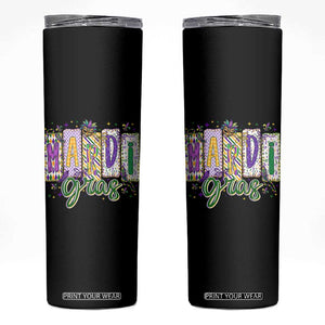 Mardi Gras Skinny Tumbler New Orleans Carnival Girly Fat Tuesday TS11 Black Print Your Wear