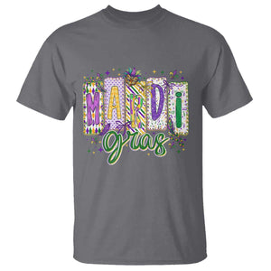 Mardi Gras T Shirt New Orleans Carnival Girly Fat Tuesday TS11 Charcoal Print Your Wear