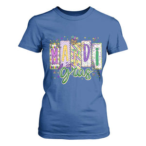 Mardi Gras T Shirt For Women New Orleans Carnival Girly Fat Tuesday TS11 Royal Blue Print Your Wear