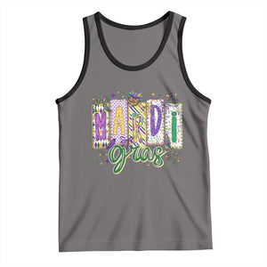 Mardi Gras Tank Top New Orleans Carnival Girly Fat Tuesday TS11 Deep Heather Black Print Your Wear