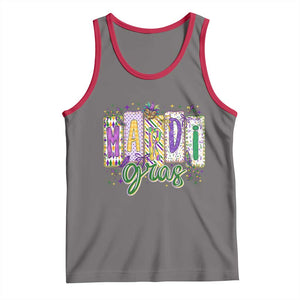 Mardi Gras Tank Top New Orleans Carnival Girly Fat Tuesday TS11 Deep Heather Red Print Your Wear