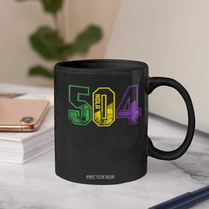 Mardi Gras 504 Nola New Orleans Louisiana LA Coffee Mug TS11 Print Your Wear