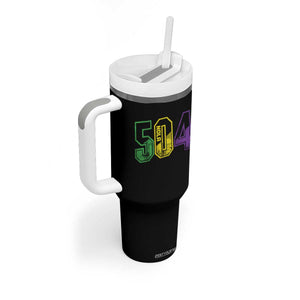 Mardi Gras 504 Nola New Orleans Louisiana LA Tumbler With Handle TS11 Print Your Wear