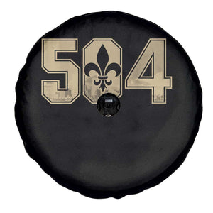 504 Nola New Orleans Louisiana LA Spare Tire Cover Fleur De Lis TS11 Print Your Wear