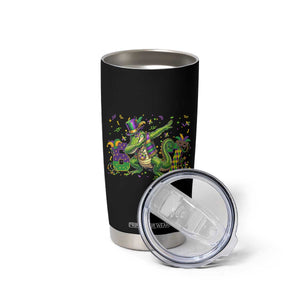 Funny Dabbing Alligator 67 Mardi Gras Six Seven Meme Tumbler Cup TS11 Print Your Wear