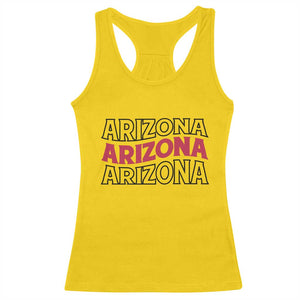 Retro Arizona Lover Racerback Tank Top Groovy Typography Vintage 70s State TS12 Daisy Print Your Wear