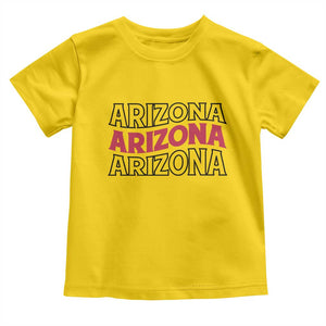 Retro Arizona Lover Toddler T Shirt Groovy Typography Vintage 70s State TS12 Daisy Print Your Wear