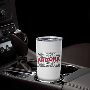 Retro Arizona Lover Tumbler Cup Groovy Typography Vintage 70s State TS12 Print Your Wear