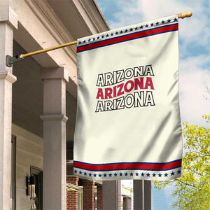 Retro Arizona Lover Garden Flag Groovy Typography Vintage 70s State TS12 Modern Beige Red Print Your Wear