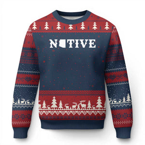 Local Arizona Native Ugly Christmas Sweater AZ State Map Pride Gift TS12 Navy Red Print Your Wear