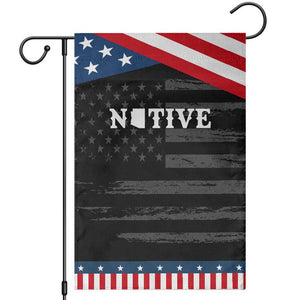Local Arizona Native Garden Flag AZ State Map Pride Gift TS12 Distressed Black Blue Print Your Wear