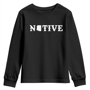 Local Arizona Native Youth Sweatshirt AZ State Map Pride Gift TS12 Black Print Your Wear