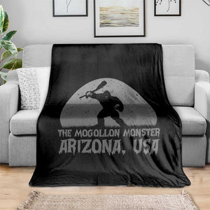 The Mogollon Monster Arizona Bigfoot Throw Blanket Vintage Cryptid Folklore TS12 Print Your Wear