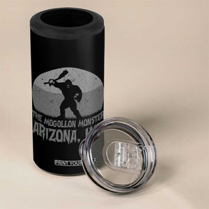 The Mogollon Monster Arizona Bigfoot 4 in 1 Can Cooler Tumbler Vintage Cryptid Folklore TS12 Print Your Wear