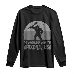 The Mogollon Monster Arizona Bigfoot Long Sleeve Shirt Vintage Cryptid Folklore TS12 Black Print Your Wear