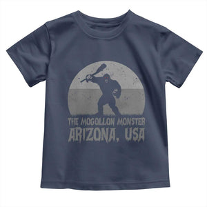 The Mogollon Monster Arizona Bigfoot Toddler T Shirt Vintage Cryptid Folklore TS12 Navy Print Your Wear