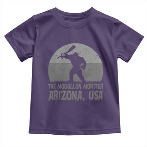 The Mogollon Monster Arizona Bigfoot Toddler T Shirt Vintage Cryptid Folklore TS12 Purple Print Your Wear