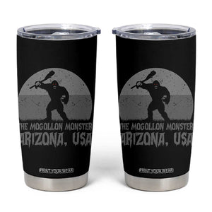 The Mogollon Monster Arizona Bigfoot Tumbler Cup Vintage Cryptid Folklore TS12 Black Print Your Wear