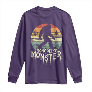 Mysterious Mogollon Monster Long Sleeve Shirt Arizona Wilderness Enigma TS12 Purple Print Your Wear