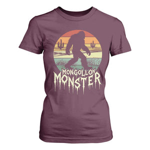 Mysterious Mogollon Monster T Shirt For Women Arizona Wilderness Enigma TS12 Maroon Print Your Wear