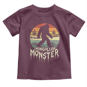 Mysterious Mogollon Monster Toddler T Shirt Arizona Wilderness Enigma TS12 Maroon Print Your Wear