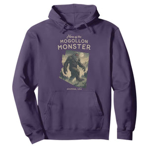 Arizona Cryptid Lover Hoodie Home Of The Mogollon Monster TS12 Purple Print Your Wear