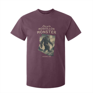 Arizona Cryptid Lover T Shirt For Kid Home Of The Mogollon Monster TS12 Maroon Print Your Wear