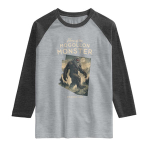 Arizona Cryptid Lover Raglan Shirt Home Of The Mogollon Monster