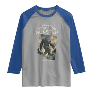 Arizona Cryptid Lover Raglan Shirt Home Of The Mogollon Monster